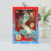 Chinees nieuwjaar 2013 van de slang kaart (Staand voorkant)