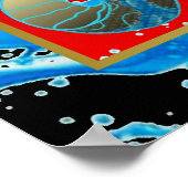 Chinees nieuwjaar 2013 van de slang poster (Hoek)