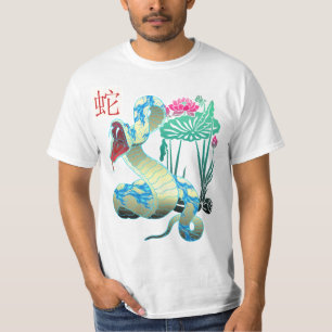Chinees nieuwjaar 2013 van de slang t-shirt