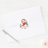 Chinees Nieuwjaar 2016 Red Monkey Stickers (Envelop)
