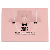 Chinees nieuwjaar 2019 groot cadeauzakje (Voorkant)