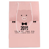 Chinees nieuwjaar 2019 medium cadeauzakje (Voorkant)