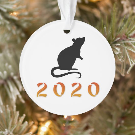 Chinees nieuwjaar 2020 ornament (Boom)