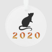 Chinees nieuwjaar 2020 ornament (achterkant)