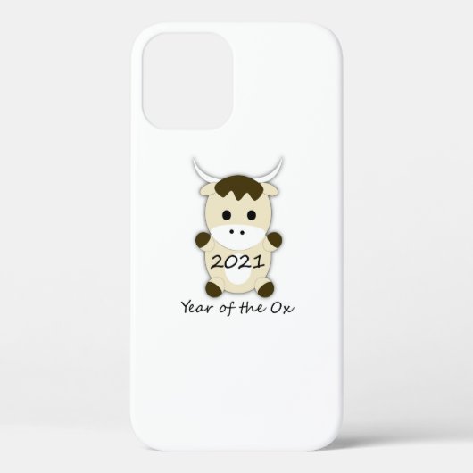 Chinees nieuwjaar 2021 Jaar van de Ox Case-Mate iPhone Case (Achterkant)