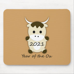 Chinees nieuwjaar 2021 Jaar van de Ox Muismat