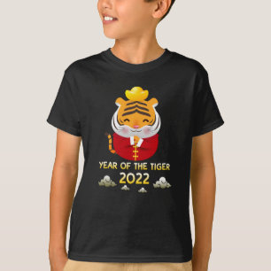 Chinees nieuwjaar 2022 Jaar van de tijger T-shirt