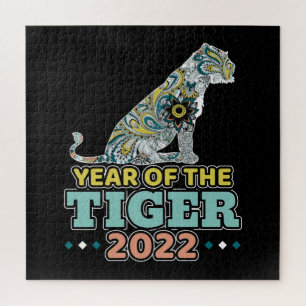 Chinees Nieuwjaar 2022 - Witte Tijger Legpuzzel