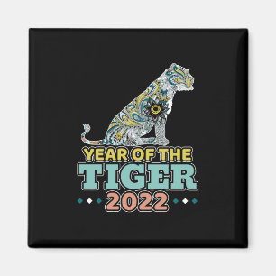 Chinees Nieuwjaar 2022 - Witte Tijger Magneet
