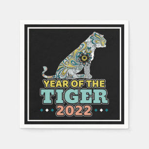 Chinees Nieuwjaar 2022 - Witte Tijger Servet