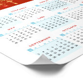 Chinees nieuwjaar 2023 konijnenkalender poster (Hoek)