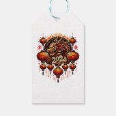 chinees nieuwjaar 2024 cadeaulabel (Achterkant)
