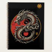 Chinees Nieuwjaar 2024 Draak, Jaar van de Draak Planner (Voorkant)