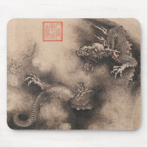 Chinees Nieuwjaar 2024 Dragon Painting MP Muismat