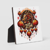 Chinees Nieuwjaar 2024 Fotoplaat (Voorkant)