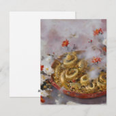 Chinees Nieuwjaar 2024 H - Oliën Feestdagenkaart (Voorkant / Achterkant)