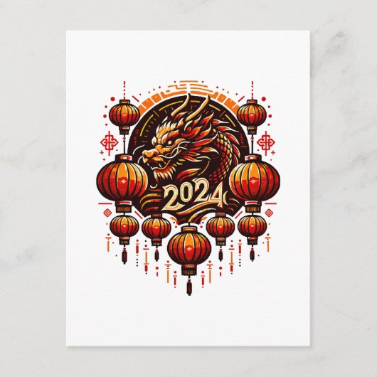 Chinees nieuwjaar 2024 Informatiekaartje (Voorkant)