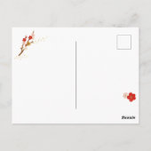 Chinees Nieuwjaar 2024 Jaar van de Draak Briefkaart (Achterkant)