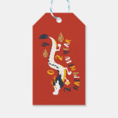 Chinees Nieuwjaar 2024 Jaar van de Draak Cadeaulabel (Voorkant)