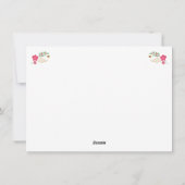 Chinees Nieuwjaar 2024 Jaar van de Draak Feestdagenkaart (Achterkant)