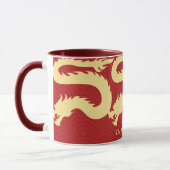 Chinees Nieuwjaar 2024, Jaar van de Draak Rood Mok (Links)