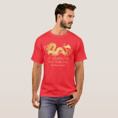 Chinees Nieuwjaar 2024, Jaar van de Draak T-shirt (Voorkant volledig)