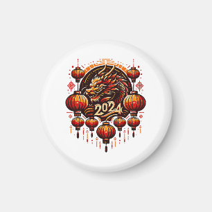 chinees nieuwjaar 2024 magneet