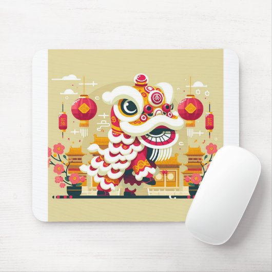 Chinees Nieuwjaar 2024 Muismat (Met muis)