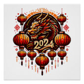 Chinees Nieuwjaar 2024 Perfect Poster (Voorkant)