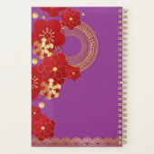 Chinees nieuwjaar 2024 Plum Blossom Flowers Planner (Achterkant)
