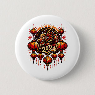 chinees nieuwjaar 2024 ronde button 5,7 cm
