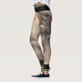 Chinees Nieuwjaar 2024 Schilderen Dragon Leggings (Links)