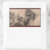 Chinees Nieuwjaar 2024 Schilderij Dragon R Sticker (Tas)