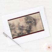 Chinees Nieuwjaar 2024 Schilderij Dragon R Sticker (Envelop)