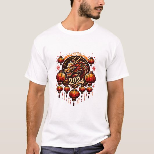 chinees nieuwjaar 2024 t-shirt (Voorkant)
