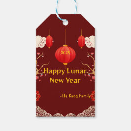 Chinees Nieuwjaar 2025 Cadeaulabel