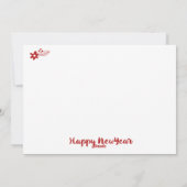 Chinees Nieuwjaar 2025 Jaar van de Slang Feestdagenkaart (Achterkant)