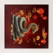 Chinees Nieuwjaar 2025 Jaar van de Slang Legpuzzel (Horizontaal)