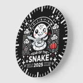 Chinees Nieuwjaar 2025 Jaar van de Slang Lunar Yea Grote Klok (Hoek)