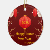 Chinees Nieuwjaar 2025 Keramisch Ornament (Links)
