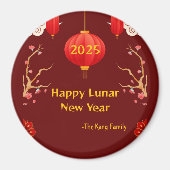 Chinees Nieuwjaar 2025 Magneet (Voorkant)