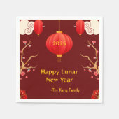 Chinees Nieuwjaar 2025 Servet (Voorkant)