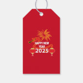 Chinees Nieuwjaar 2025 Slang Chinees Nieuwjaar Cadeaulabel (Achterkant)