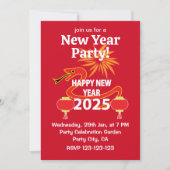 Chinees Nieuwjaar 2025 Slang Chinees Nieuwjaar Kaart (Voorkant)