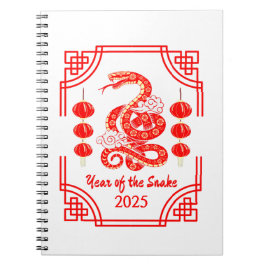Chinees Nieuwjaar 2025 The Snake Lantern Corners Notitieboek