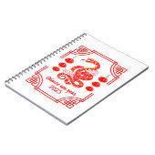 Chinees Nieuwjaar 2025 The Snake Lantern Corners Notitieboek (Linkerzijde)