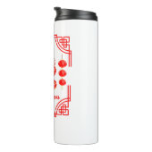 Chinees Nieuwjaar 2025 The Snake Lantern Corners Thermosbeker (Geroteerd rechts)