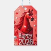 Chinees Nieuwjaar 2026 Cadeaulabel (Voorkant)