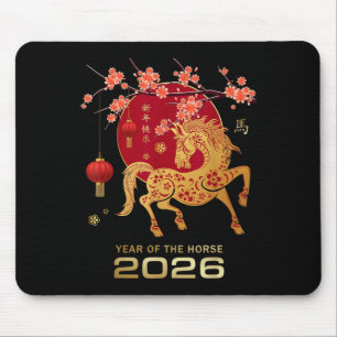 Chinees Nieuwjaar 2026 Jaar van het Paard _2 Muismat