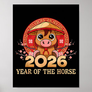 Chinees Nieuwjaar 2026 Jaar Van Het Paard _4 Poster